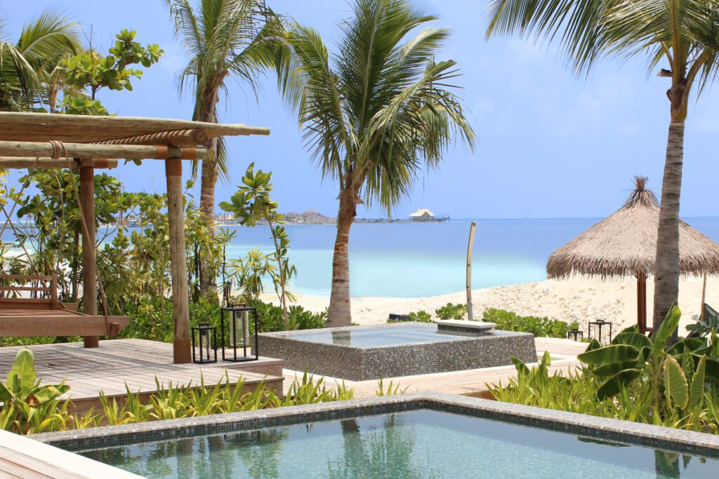 Rainware in the Maldives - Waldorf Astoria Resort