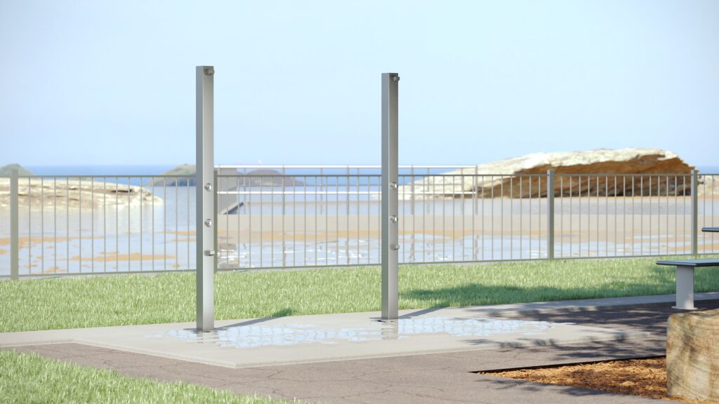 The Beach Solo 5003: Best-Selling & Flagship Outdoor Shower from Rainware