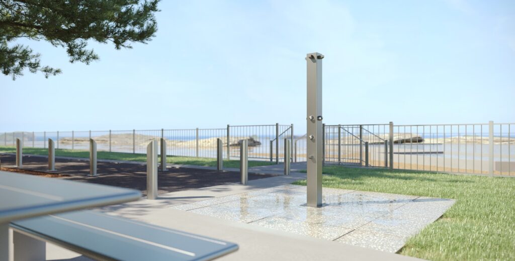 The Ultimate Shower for Busy Beachfronts - Beach Quartet 5045