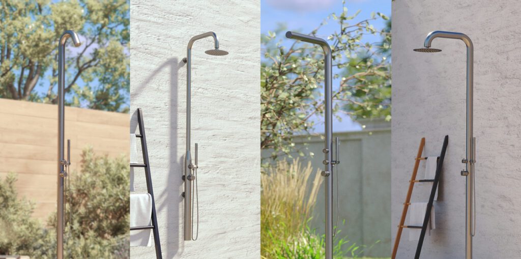 The best places to buy outdoor showers in Australia, Brooklyn Copper, Bunnings, Reece or Rainware?