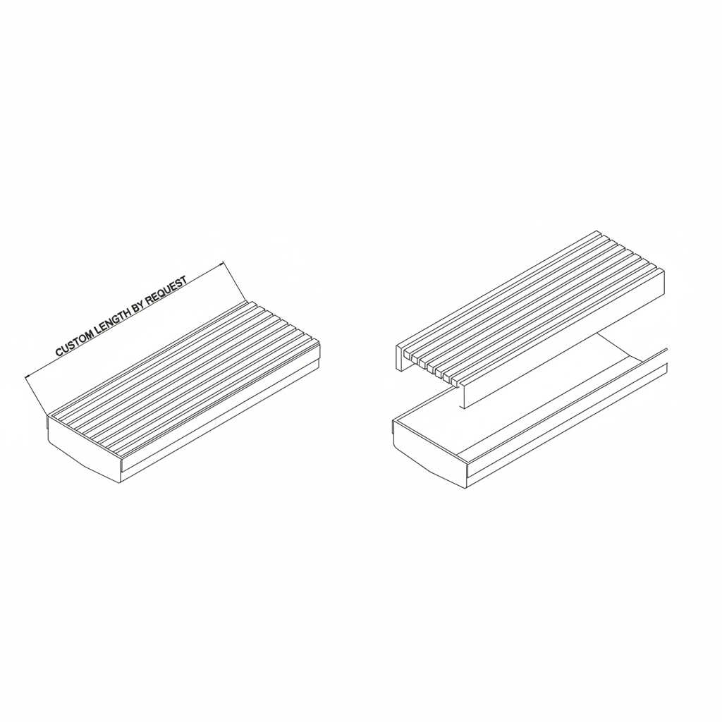 75 x 25mm Square Bar Stainless Steel Strip Drain (316) – Rainware